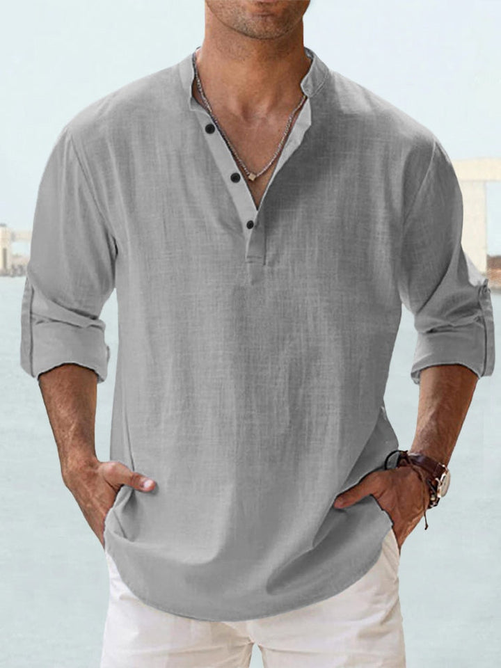 Stylish men's summer shirt, a breathable relaxed fit casual top ensuring ultimate comfort.
