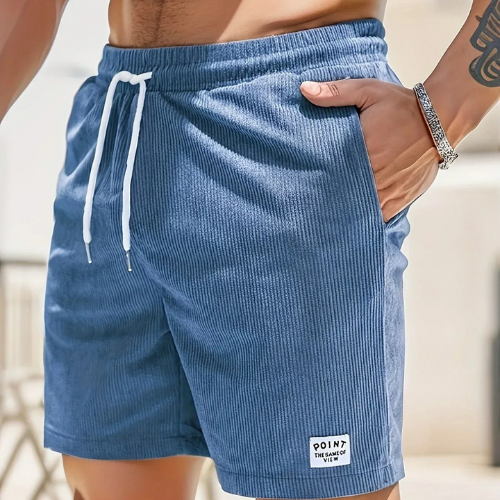Comfortable men's everyday shorts with drawstring and relaxed fit design.