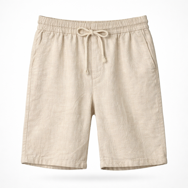 Stylish men's drawstring summer shorts with a relaxed fit, ideal for warm weather and beachwear.