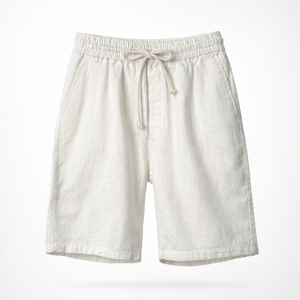 Casual men's summer shorts, featuring a relaxed fit and drawstring waist for comfortable warm-weather style.