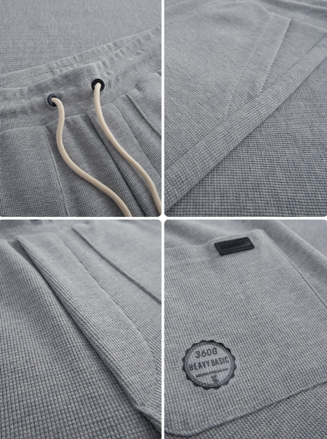 Men's comfortable relaxed fit joggers with an elastic waist & cuffs, great for lounge or active casual wear.