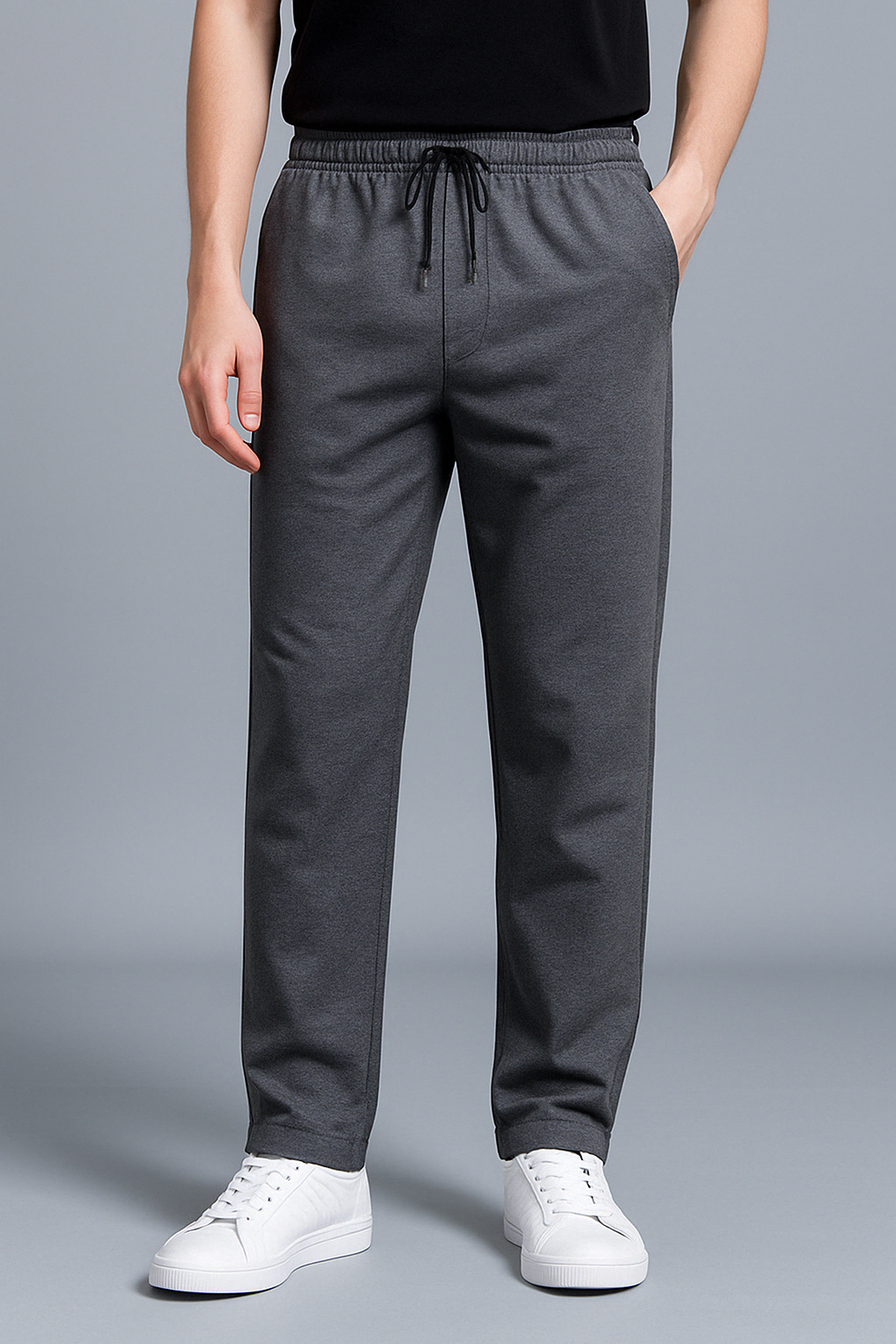 Comfortable men's jogging pants, relaxed fit, for athletic activities or casual wear.