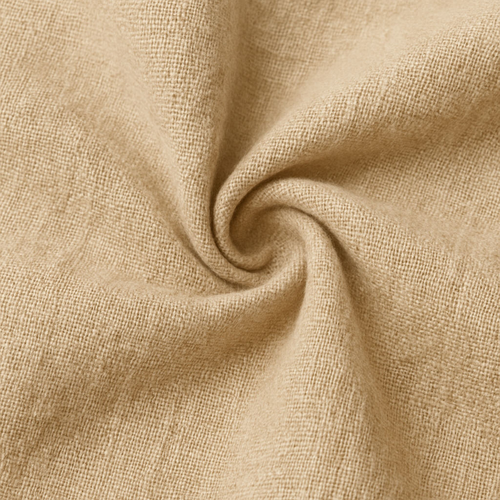 Stylish men's relaxed linen trousers with drawstring waist. Essential comfortable smart-casual pants for summer.