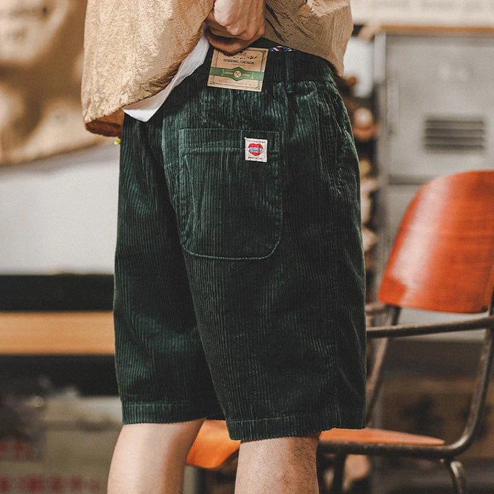 Lightweight men's relaxed fit summer shorts featuring an adjustable drawstring and practical pockets.