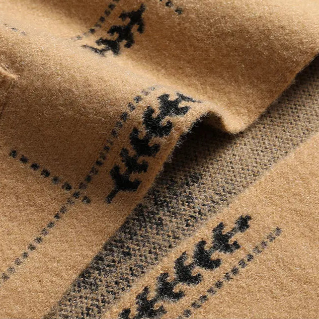 Men's casual open-front cardigan with practical patch pockets. Relaxed fit knitwear for versatile layering.