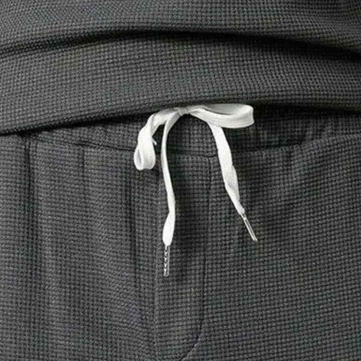 Men's ultimate comfort tracksuit. Relaxed sporty pullover set with joggers for all-day active or leisure wear.