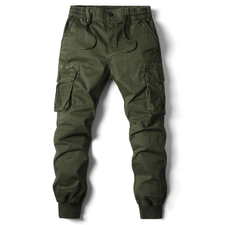 Casual men's multi-pocket cargo pants, perfect for everyday comfort, adventure, and active wear.