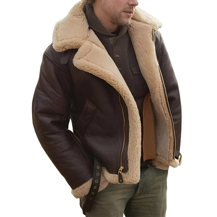 Versatile men's classic jacket. Durable outerwear with a comfortable fit & practical zipper for all-season fashion.