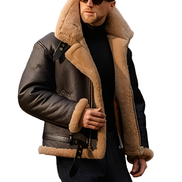 Timeless men's rugged jacket. Durable outerwear for versatile casual wear, a classic addition to men's fashion.