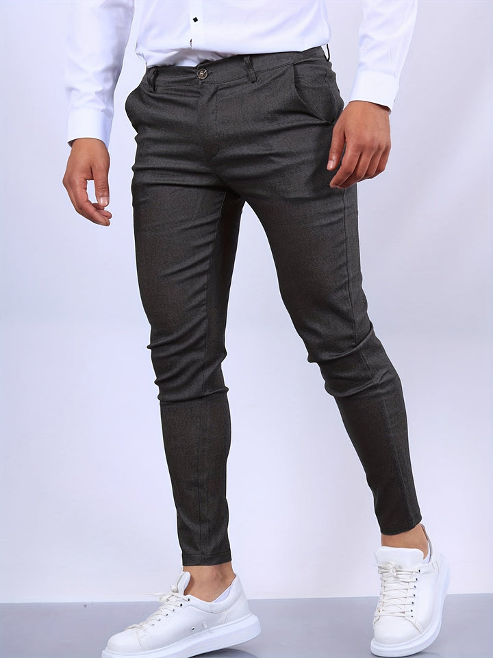 Fashionable men's skinny casual pants, a new essential for your wardrobe