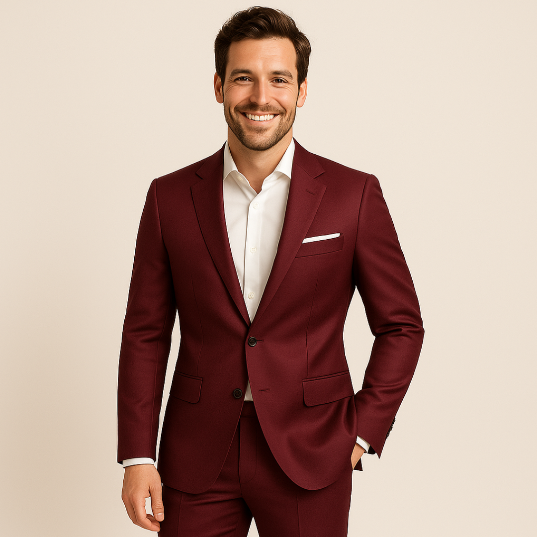 Premium men's slim fit formal suit, a comfortable blazer & pants for all-day wear.
