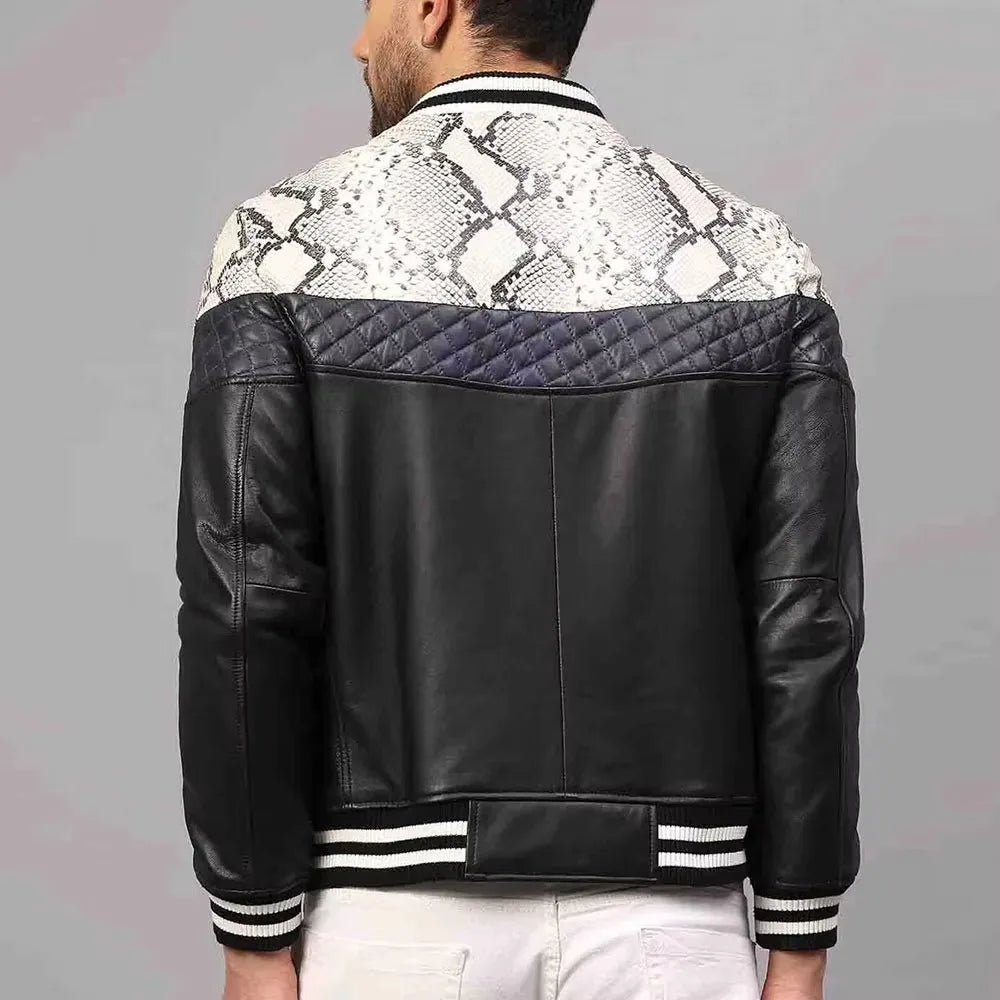 Versatile men's slim fit bomber jacket, stand collar, perfect stylish winter outerwear for any occasion.