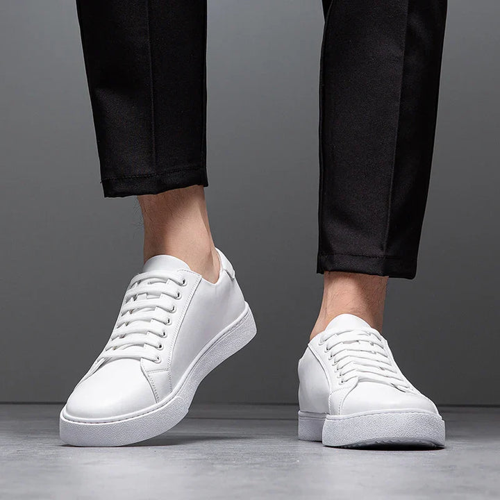Comfortable men's versatile trainers. Smart casual low-top lace-up sneakers for daily wear.