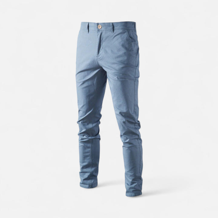 Men's tailored fit smart casual chinos, comfortable & modern for office, work, or daily wear.