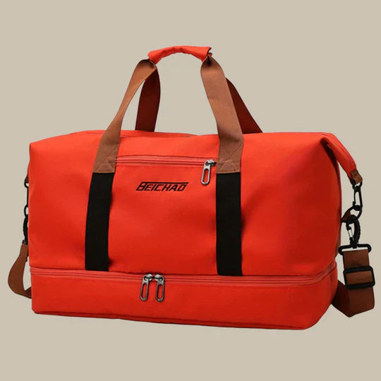 Men's travel duffel bag with shoulder strap, perfect for gym or weekend trips
