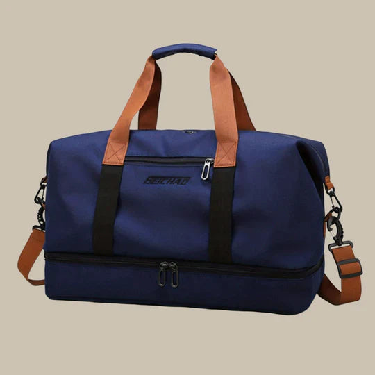 High-quality men's travel duffel bag, durable & spacious for all adventures
