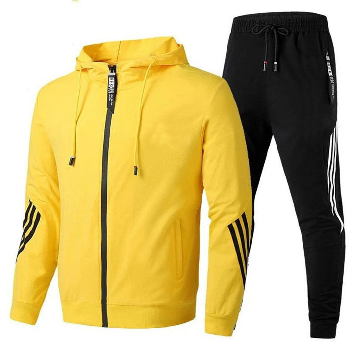 Men's active lifestyle tracksuit. Comfortable two-piece set, perfect as a jogging suit, sportswear, or casual everyday outfit.