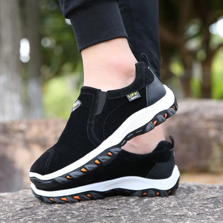 Men's sporty slip-on sneakers, lightweight, comfortable & easy to wear for daily casual style.