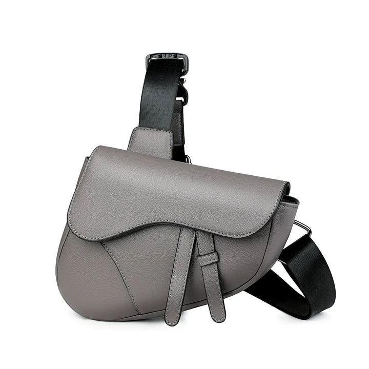 Stylish men's structured crossbody bag. Its modern design & adjustable strap make it a versatile accessory.