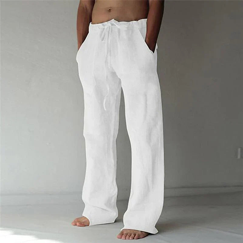 Men's stylish baggy pants, relaxed fit for comfortable casual wear.