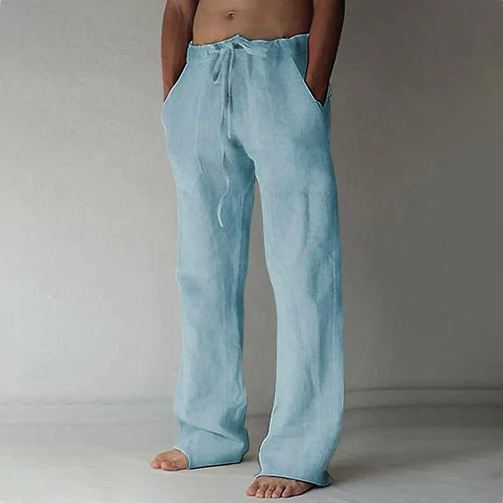 Men's fashion baggy pants, super comfortable, versatile for casual and summer wear.