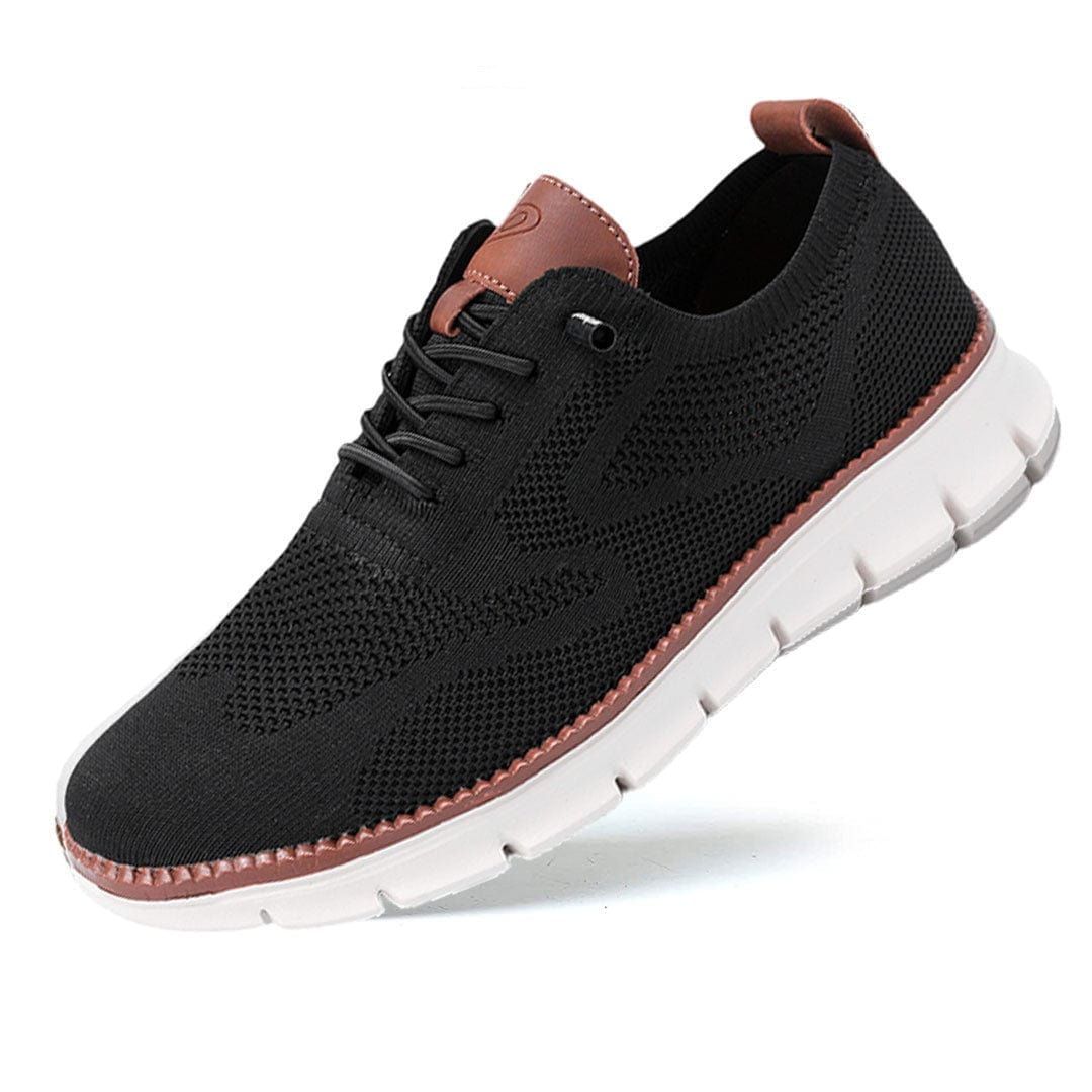 Stylish men's everyday lace-up sneakers, comfortable for spring & fall fashion. Versatile.