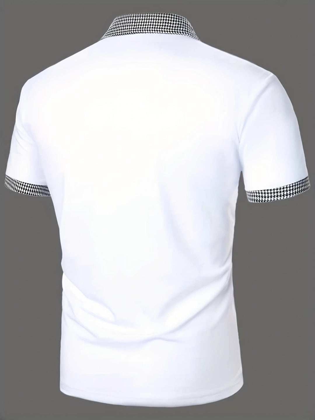 Men's comfortable polo shirt. Breathable, short-sleeve, button-up design for stylish smart casual wear.
