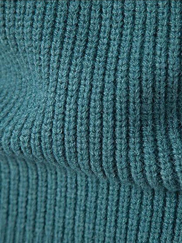 Versatile men's color block mock neck sweater, stylish knit pullover for modern fall & winter fashion.