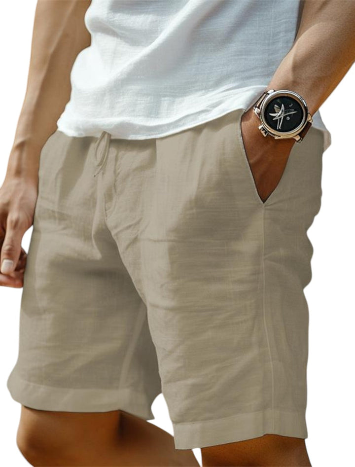 Modern men's comfort shorts with drawstring waist, suitable for stylish summer and relaxed casual wear.