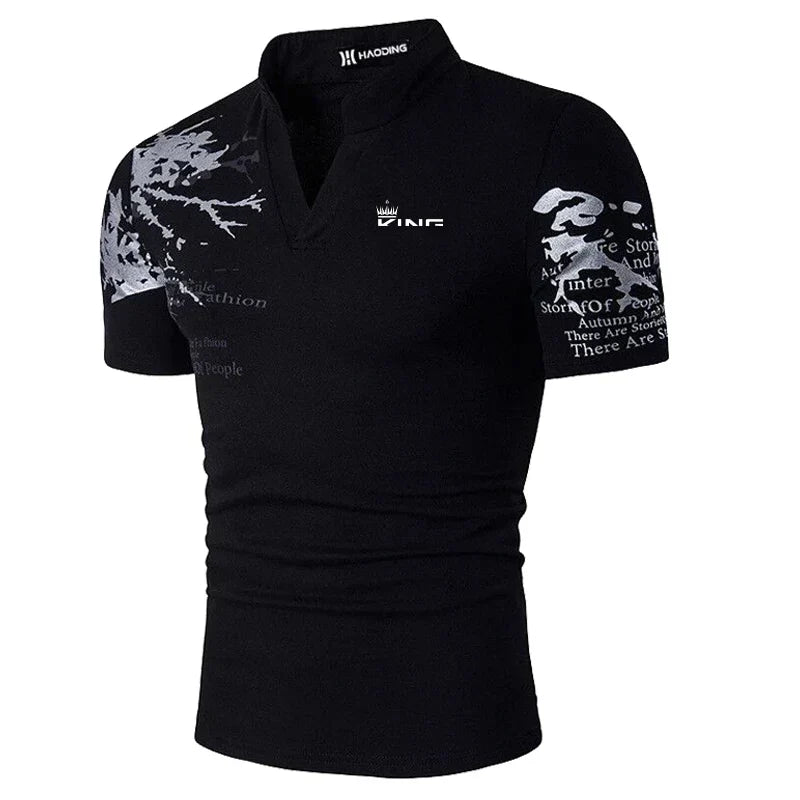 Comfortable men's everyday polo shirt. Stylish short-sleeve top, tough and perfect for smart casual fashion.