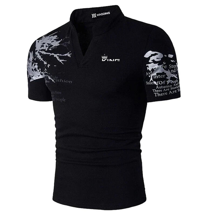 Comfortable men's everyday polo shirt. Stylish short-sleeve top, tough and perfect for smart casual fashion.
