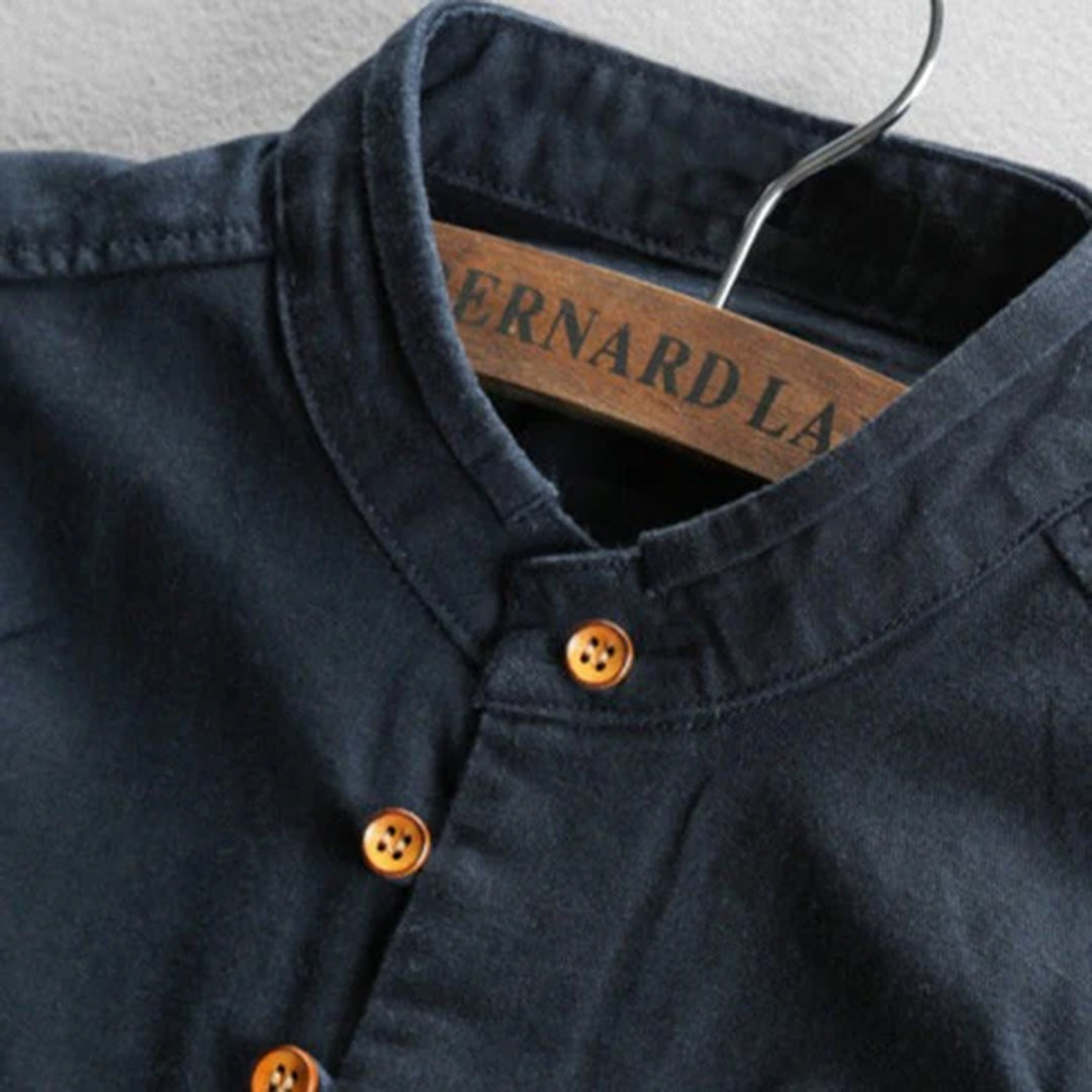 Versatile men's long sleeve shirt for professional office wear or stylish everyday fashion. Smart casual comfort.