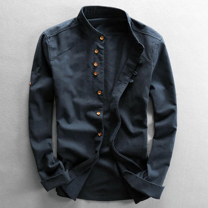 New men's stylish long sleeve comfort shirt. Ideal for smart casual office or relaxed everyday fashion outfits.
