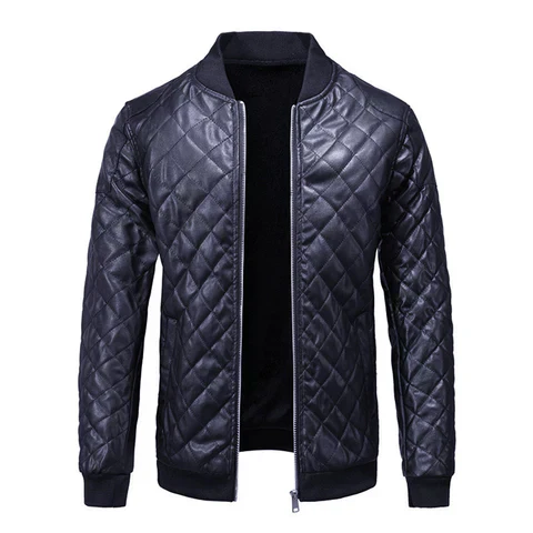 Versatile men's classic slim fit jacket, ideal for fall & spring casual outerwear.