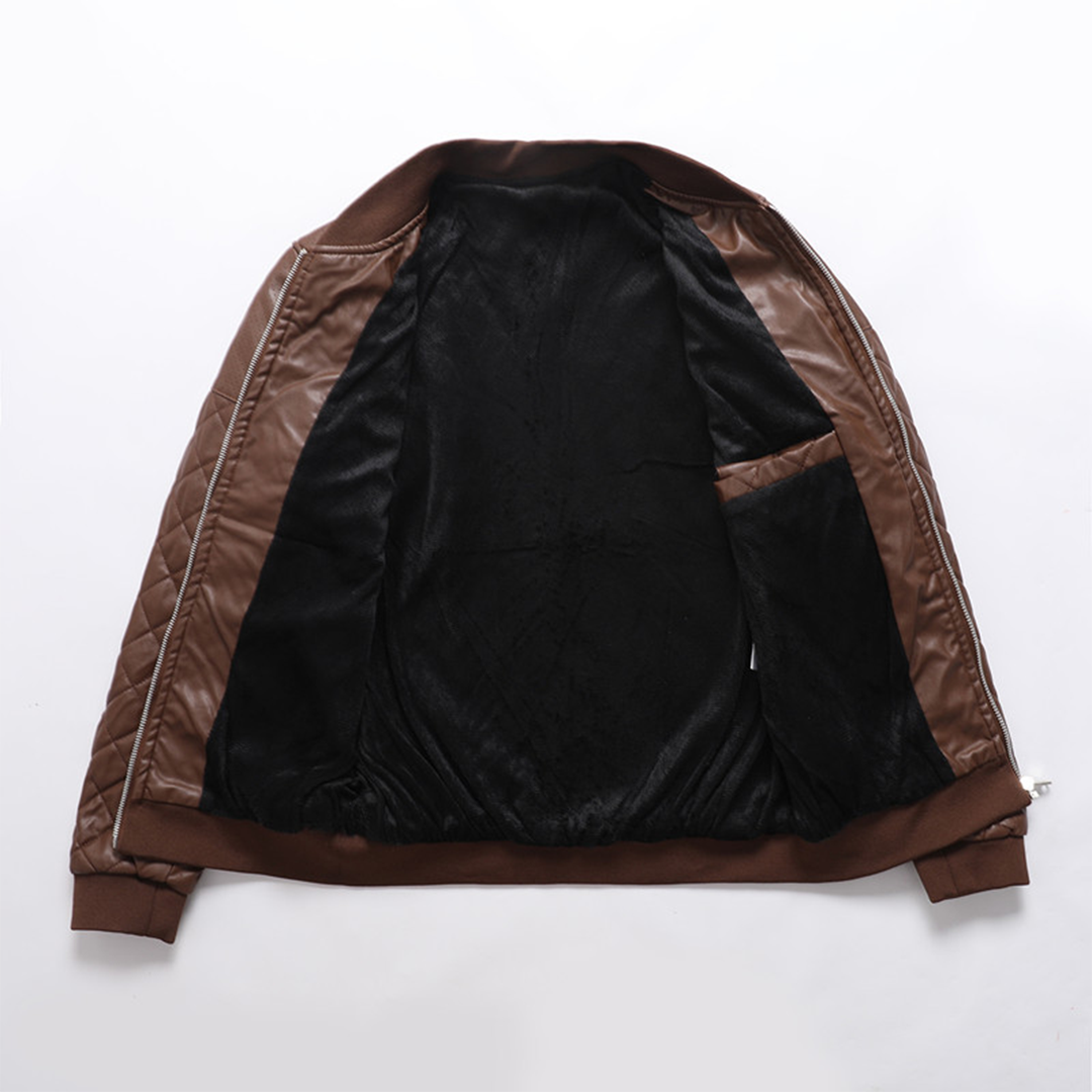Classic men's slim fit outerwear jacket, a stylish & durable choice for fall fashion.