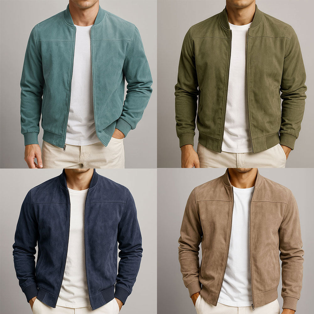 Refined men's summer jacket, modern fit. Stylish & lightweight, ideal for a smart casual spring or summer outfit.