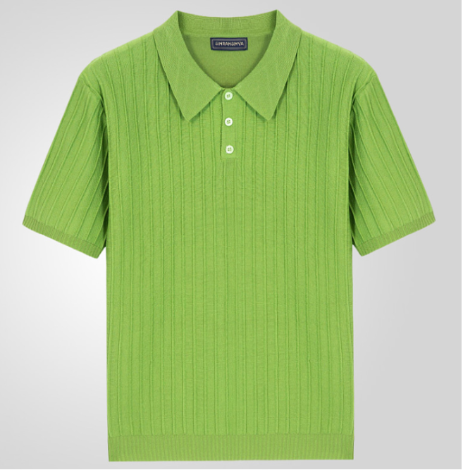 Versatile men's summer polo, a stylish & breathable short sleeve top for casual comfort and everyday wear.
