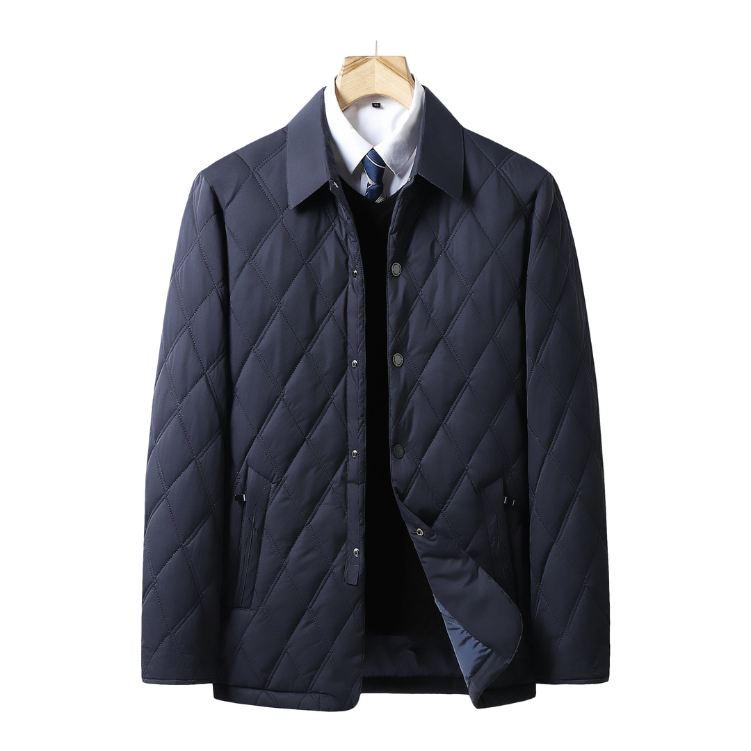 Men's stylish waterproof jacket, perfect for fall & winter. Warm, comfortable outerwear for everyday casual wear.
