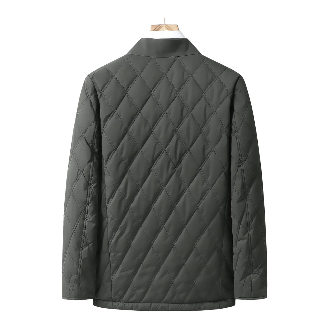 Men's waterproof rain jacket, stylish and comfortable for everyday casual wear. Ideal fall & winter outerwear.