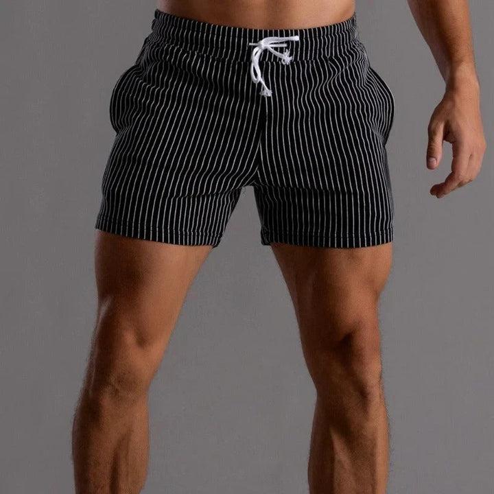 Men's Super Stretch Fitness Shorts, ideal activewear for workouts, running, & training. High performance comfort.