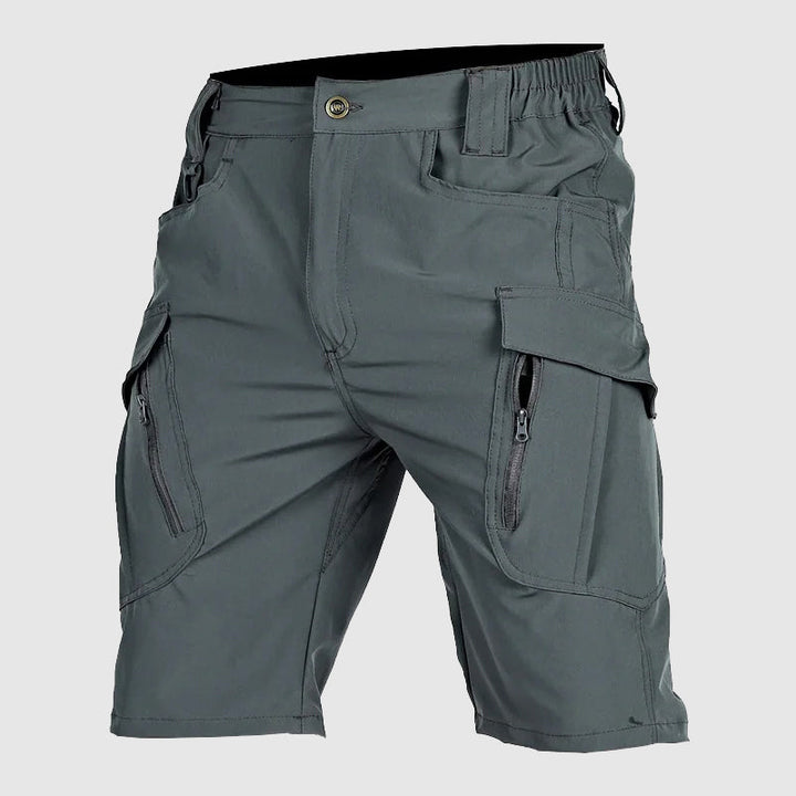Adventure-ready men's tactical shorts. Comfortable, multi-pocket design, perfect for hiking & summer activities.