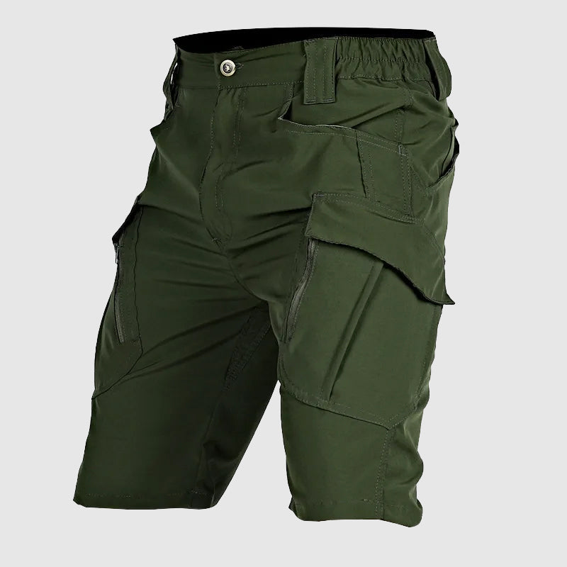 Outdoor men's cargo shorts, adventure-ready with a relaxed fit. Tactical design & practical multi-pockets.