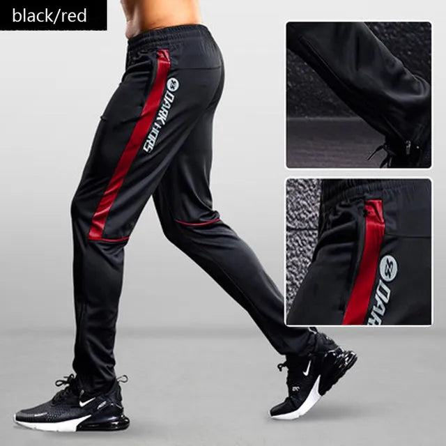 Stylish men's tapered athletic jogger pants made from durable fabric, featuring modern design & functional pockets.