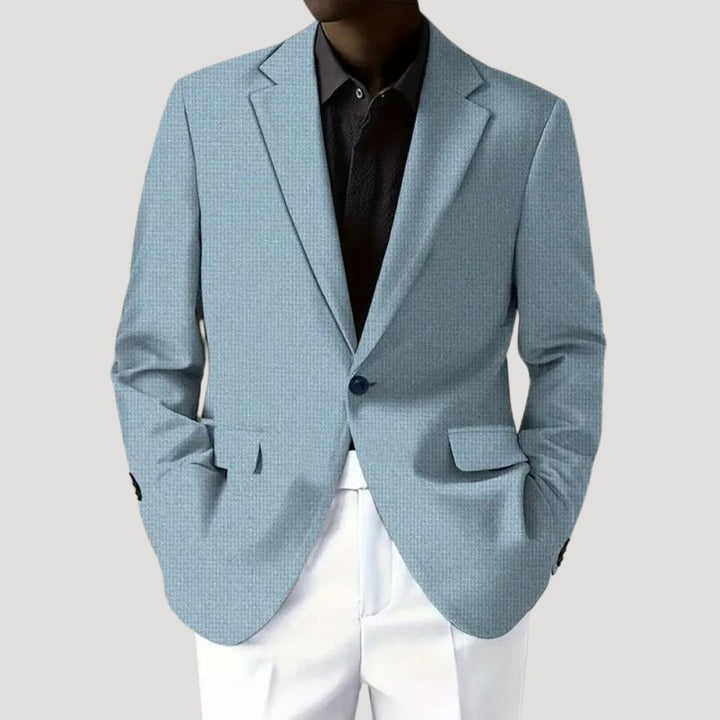 Versatile men's casual blazer, perfect for adding a refined touch to any outfit.