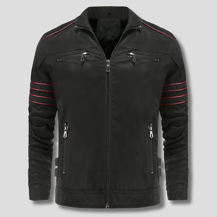 Men's Titan Jacket, modern black style, durable premium outerwear for versatile casual fashion & comfort.