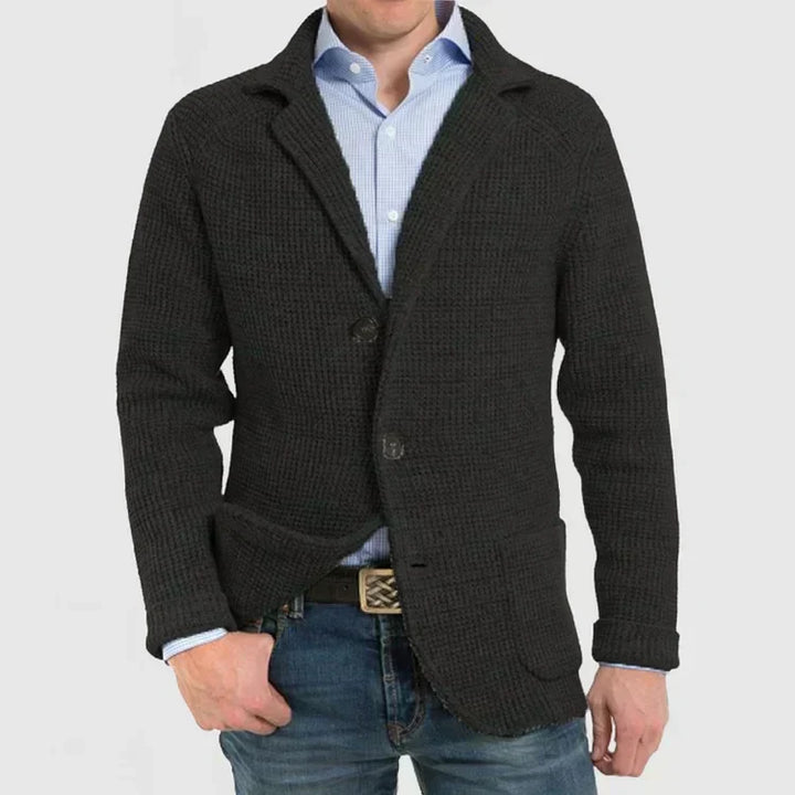 Smart men's two-button blazer jacket. Essential for business attire, office wear & versatile fashion.