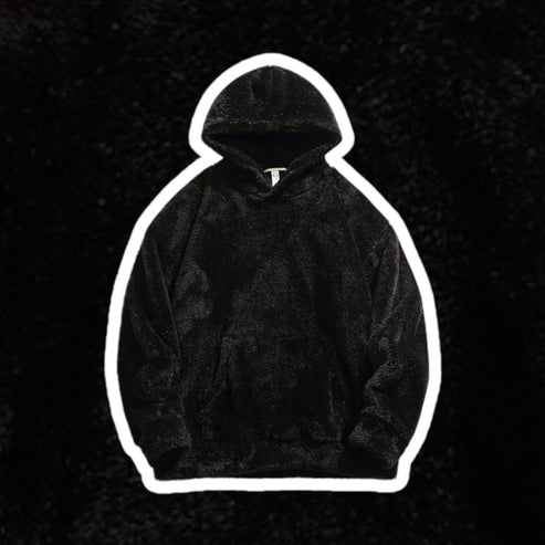 Beige men's casual pullover hoodie, ultra-soft & warm, ideal for stylish loungewear.