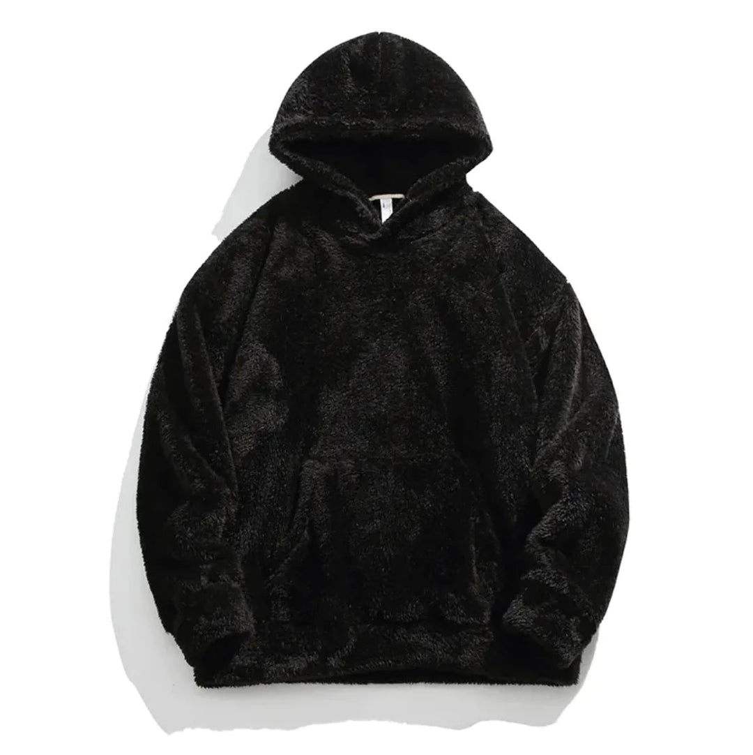 Ultra-soft men's casual pullover hoodie, cozy & warm for everyday comfort and winter style.