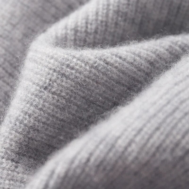 Versatile men's gray ultra-soft hoodie. Warm & comfortable pullover sweater for everyday wear.