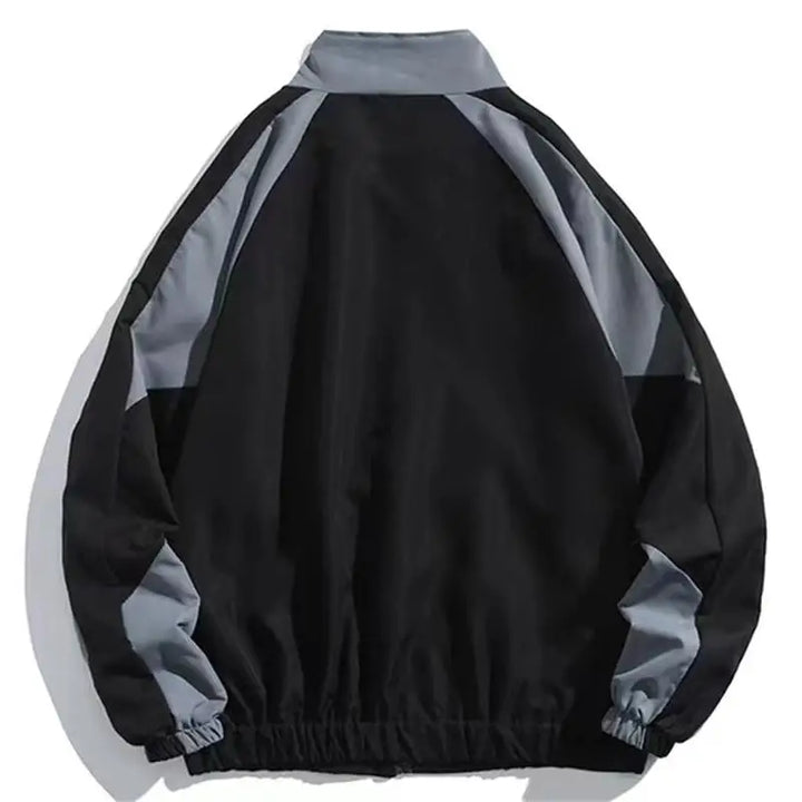 Stylish men's versatile windbreaker jacket. Lightweight, casual outerwear for urban spring & fall fashion. Weather-resistant.